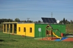Káraný - solární systém pro ohřev TV v mateřské školce